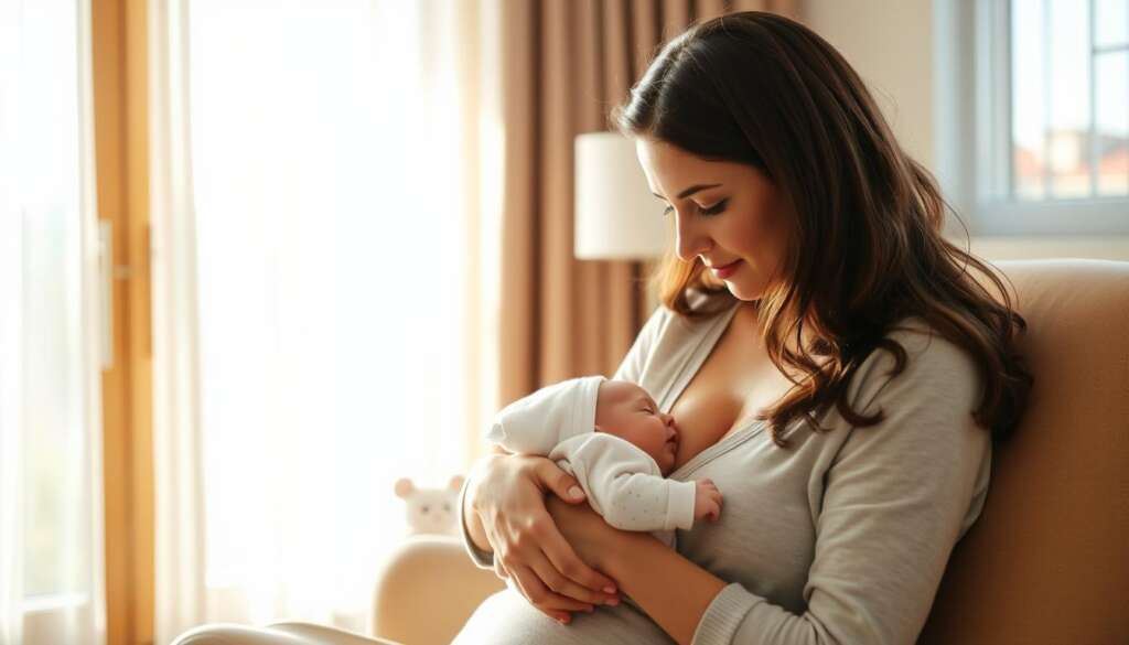 Breastfeeding baby